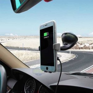 wireless charging windshield mount